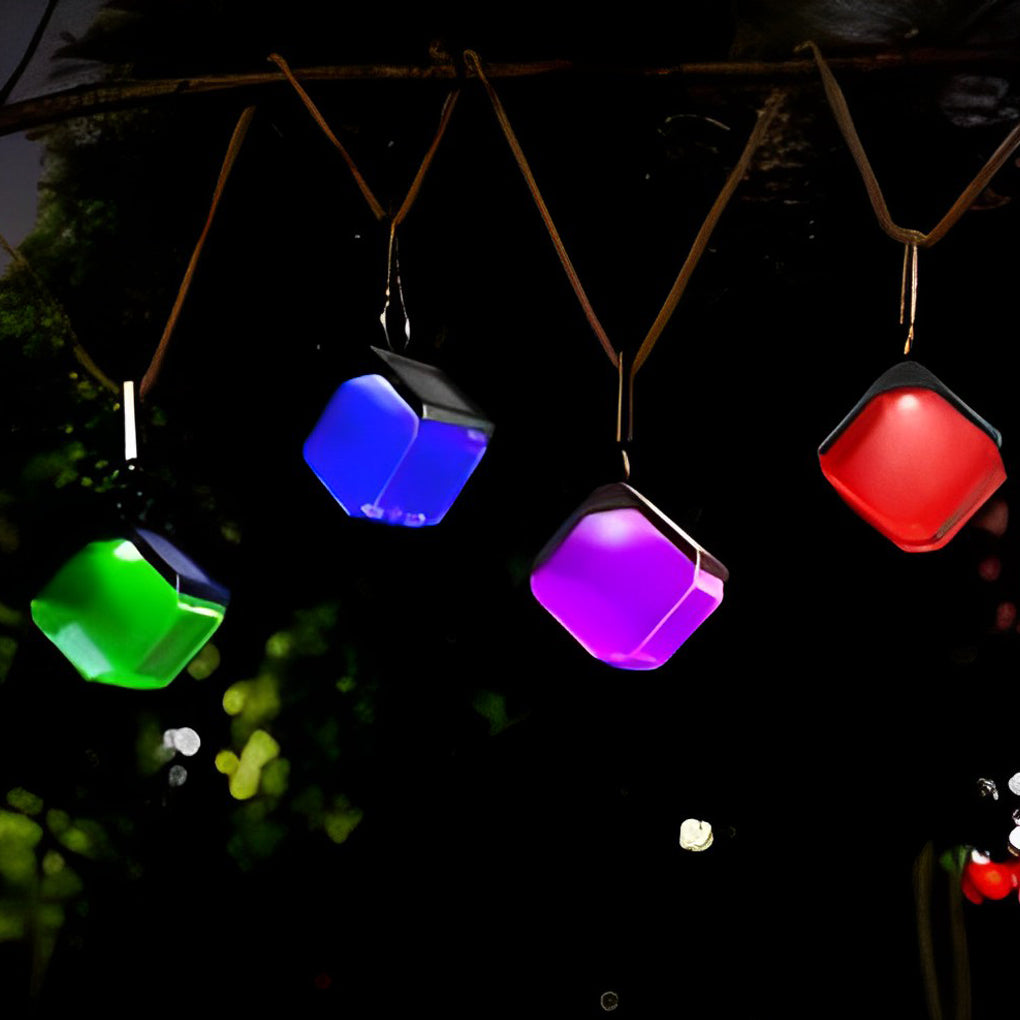 Conjunto 2 Apliques Solares LED Multicor à Prova de Água