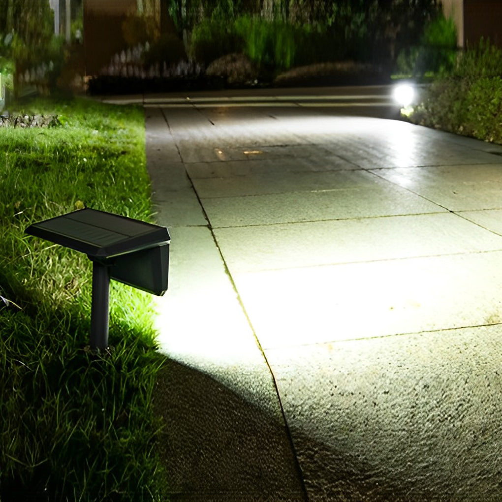 Conjunto 2 Candeeiros Solares LED Exterior IP65 – Preto Moderno