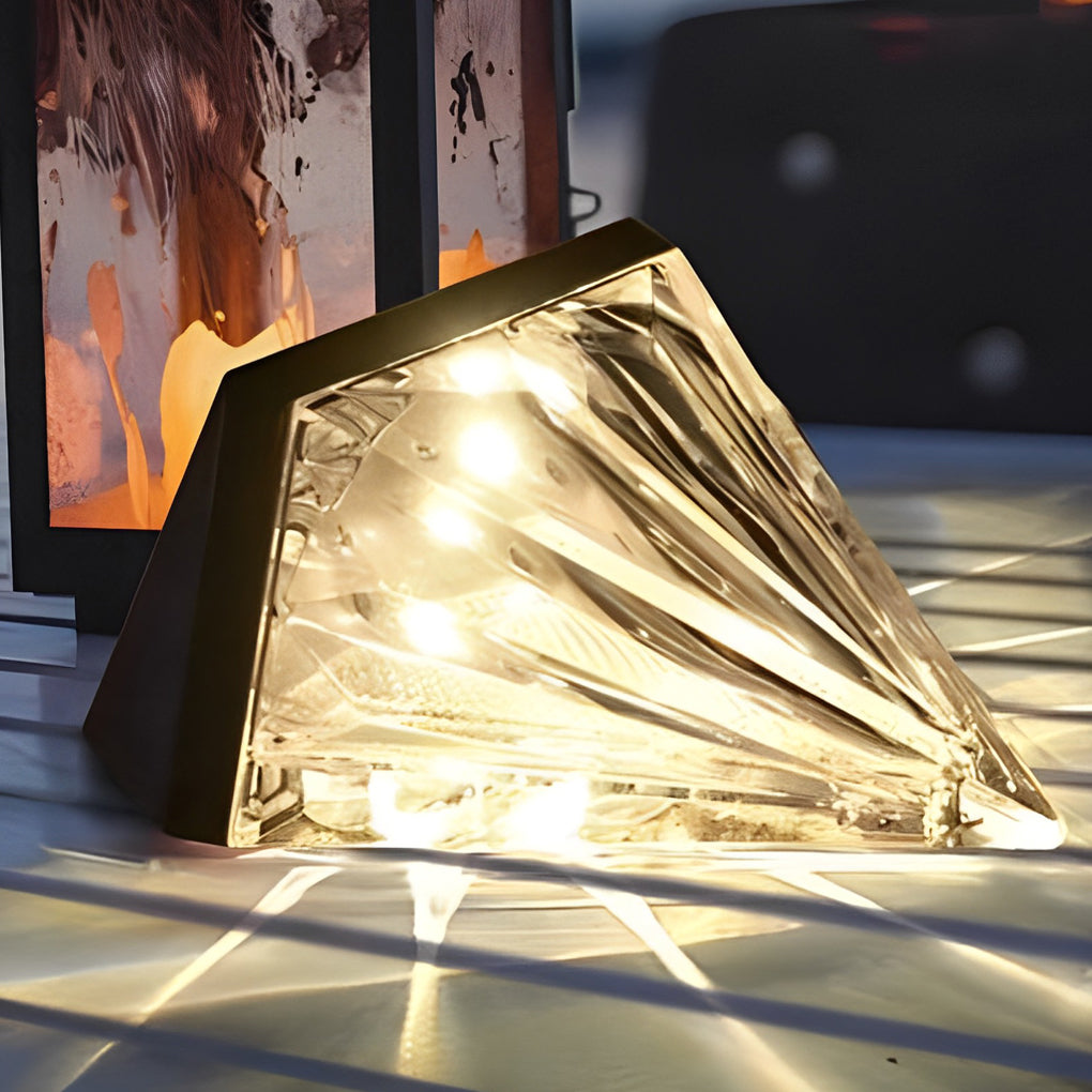 Conjunto 2 Apliques Solares LED Exterior Preto à Prova de Água