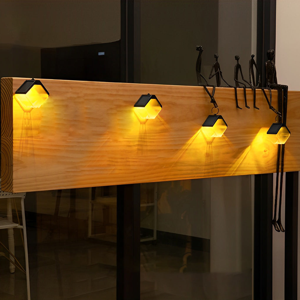 Conjunto 2 Apliques Solares LED Multicor à Prova de Água