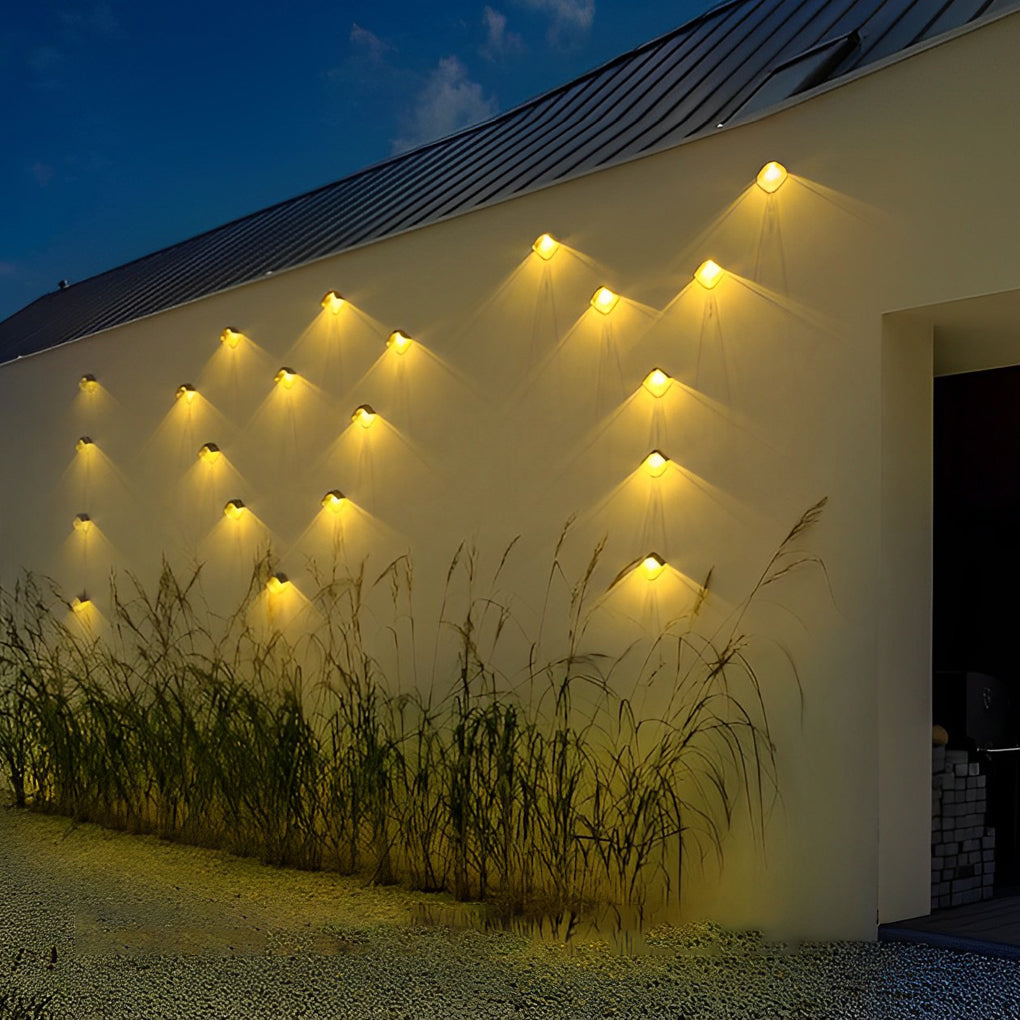 Conjunto 2 Apliques Solares LED Multicor à Prova de Água