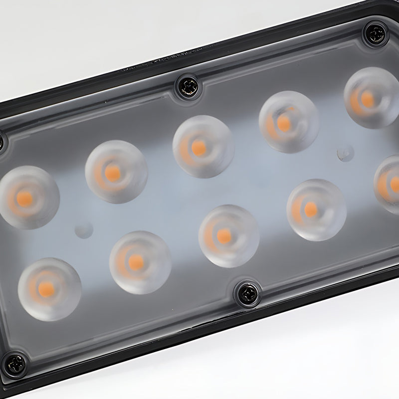 Aplique Solar LED Exterior Ajustável – Preto Moderno