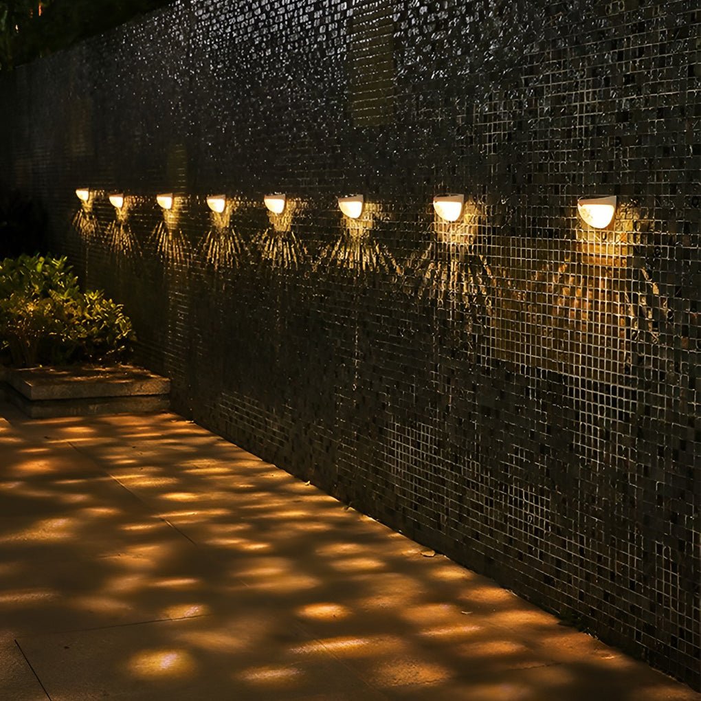 Conjunto 4 Luzes Solares LED para Escadas e Jardim