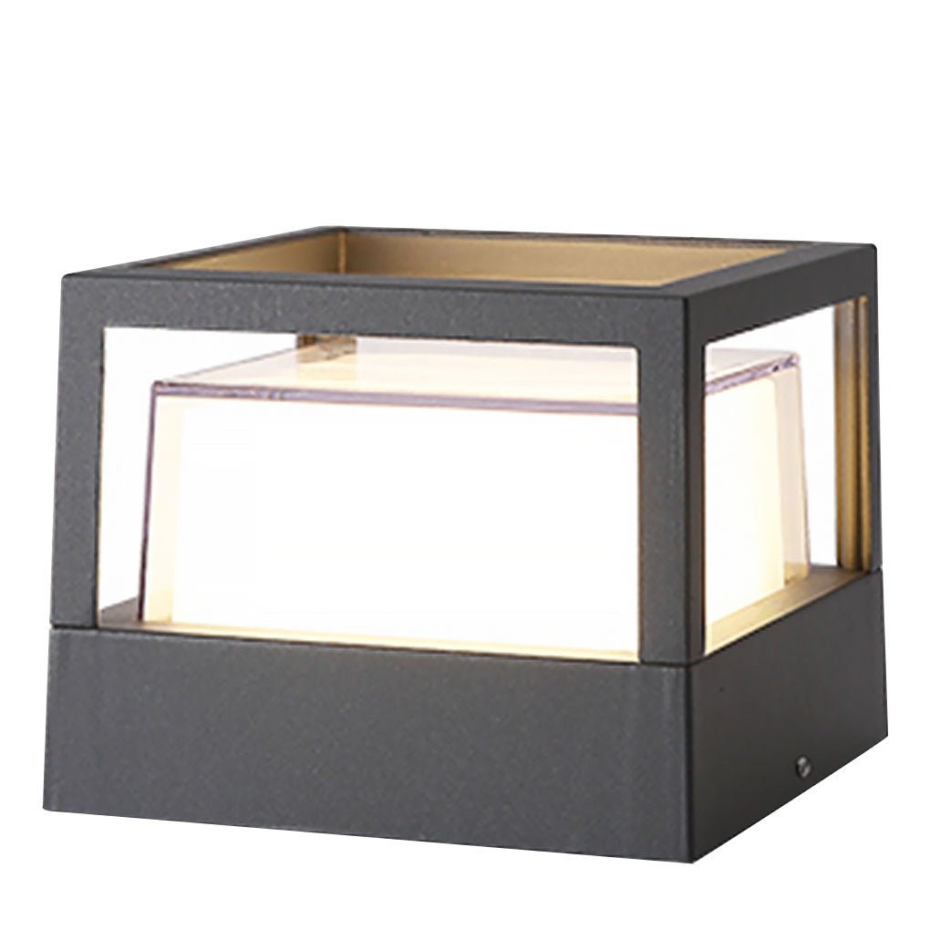 Candeeiro Exterior Quadrado com Dupla Camada