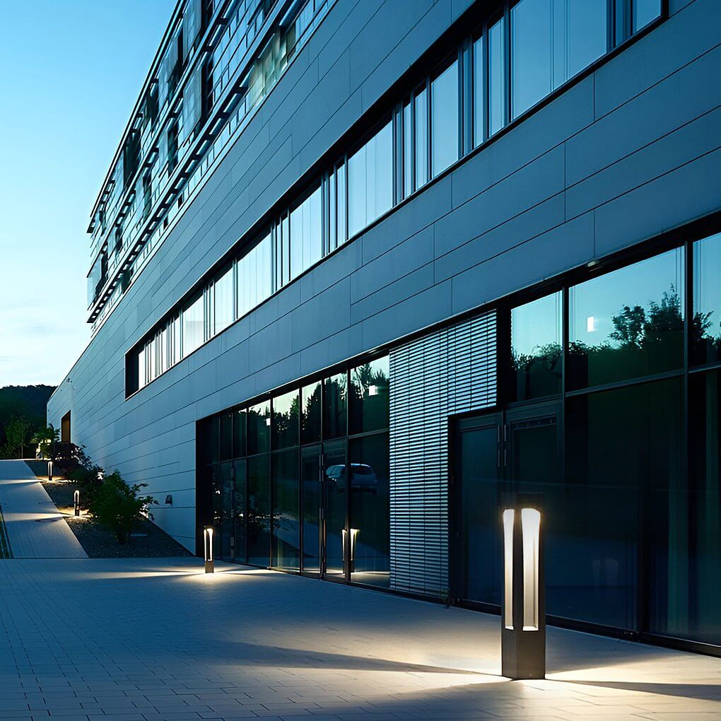 Balizador LED Exterior em Alumínio Preto 7W