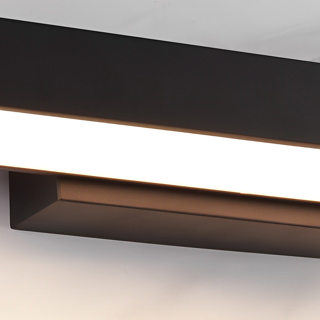 Aplique LED Linear Exterior Retangular – Preto