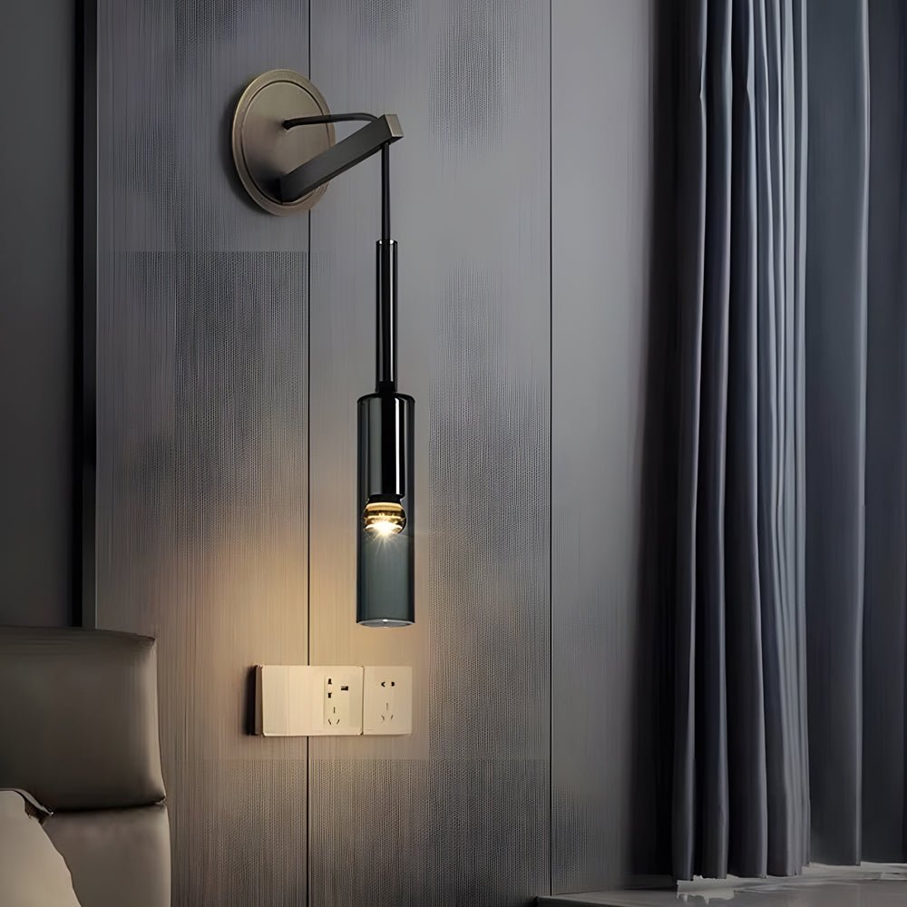 Aplique de Parede Nórdico em Cobre com Cabo