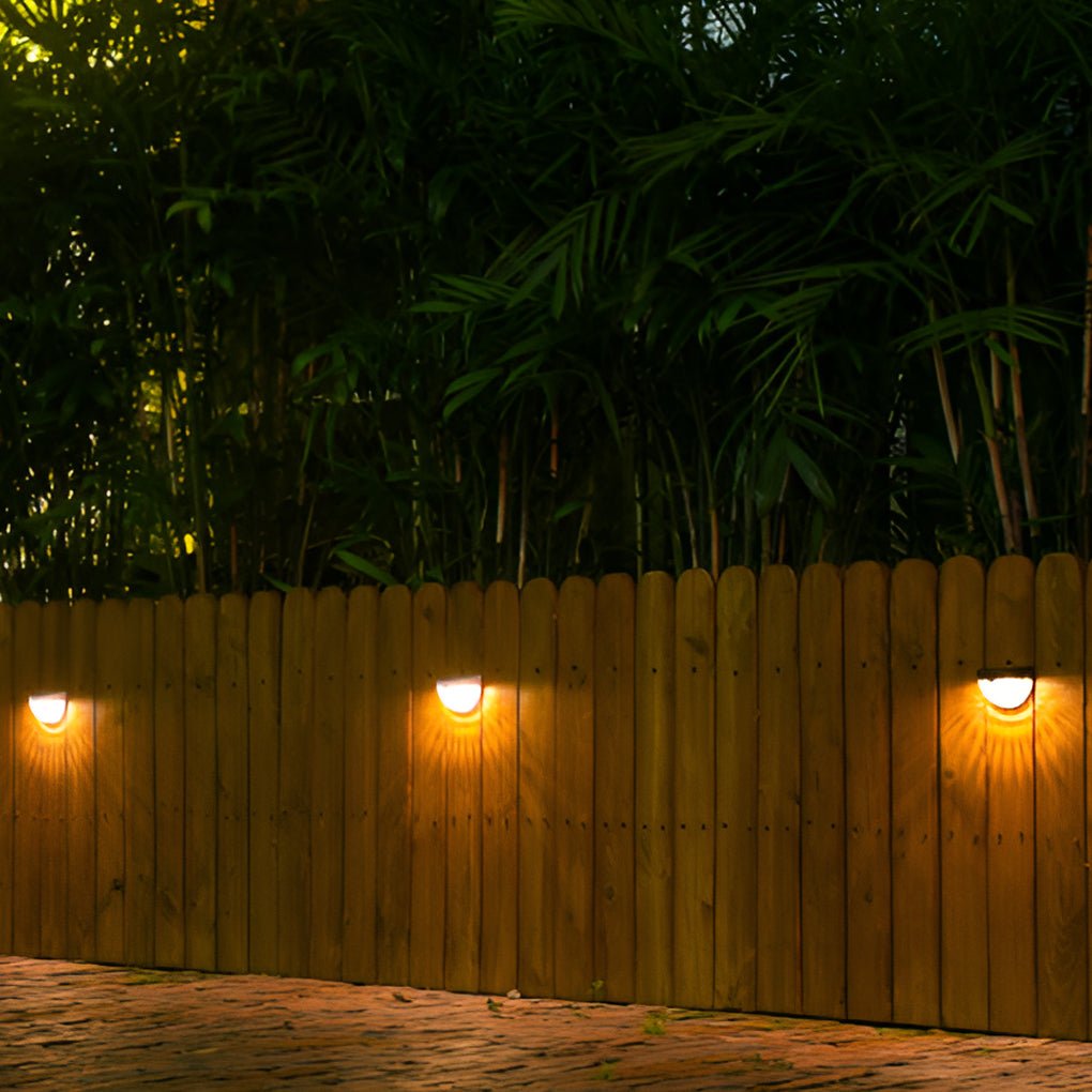 Conjunto 4 Luzes Solares LED para Escadas e Jardim