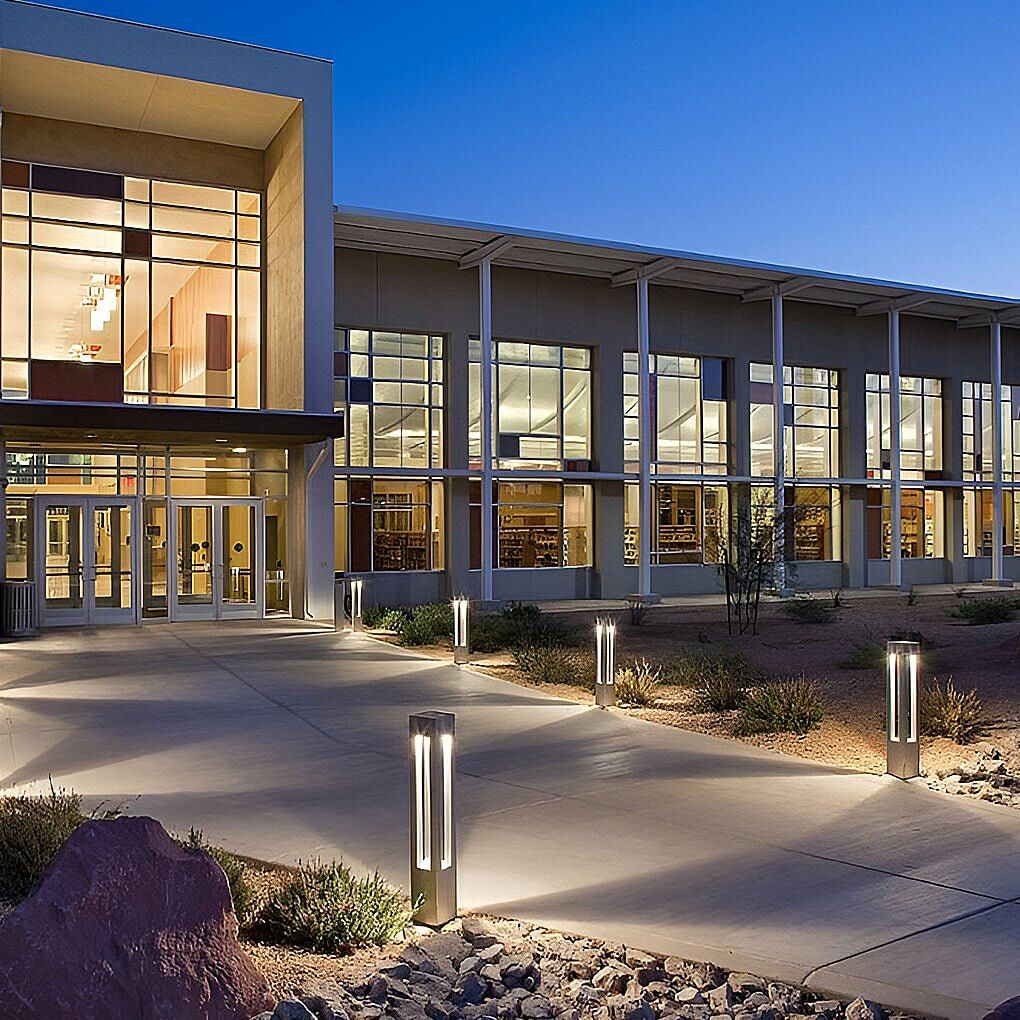 Balizador LED Exterior em Alumínio Preto 7W